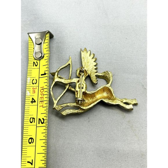 Vintage Centaur Half Man Half Horse Brooch Pin - Picture 4 of 4